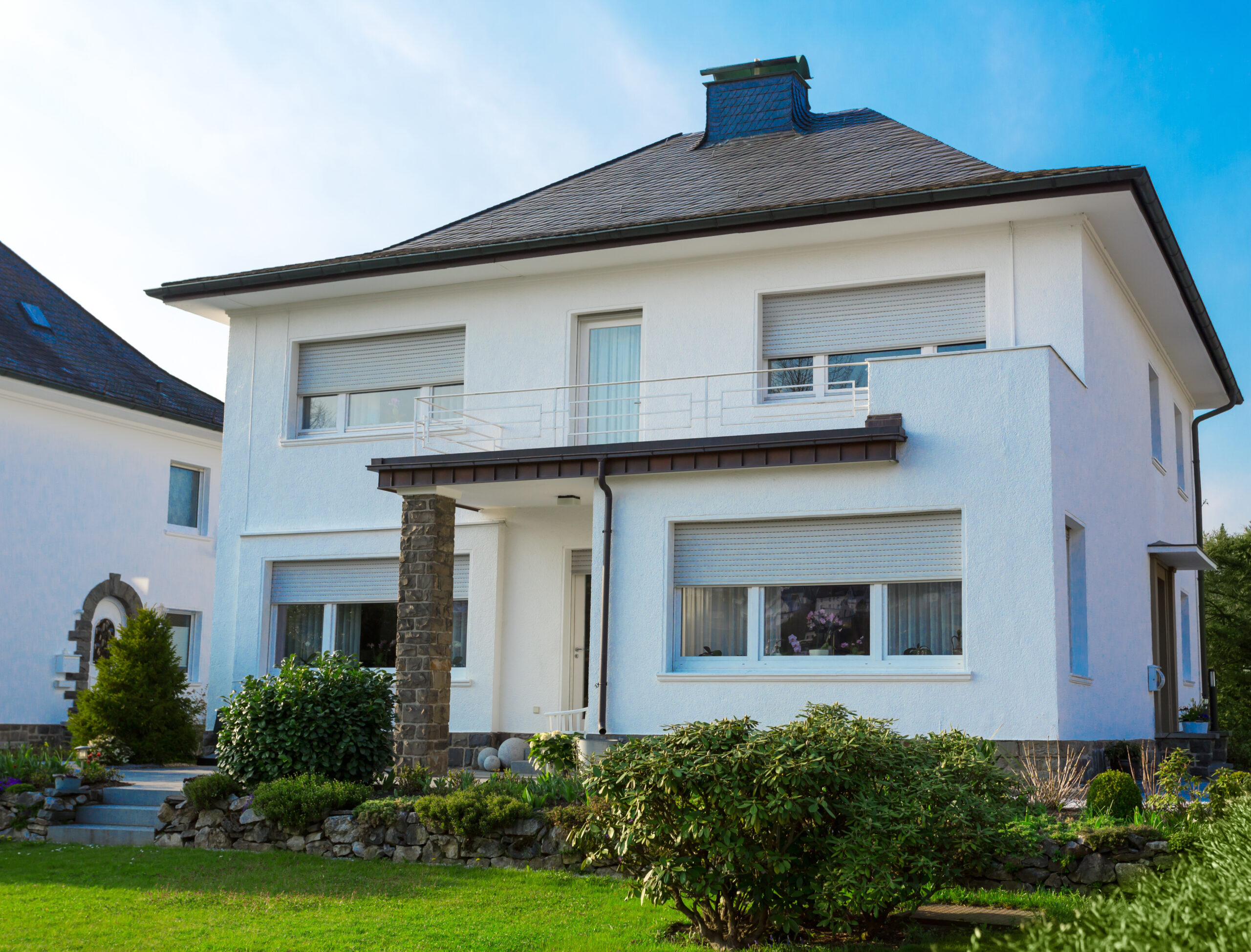 European suburban house