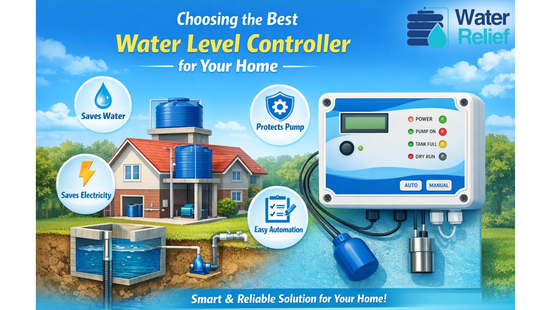 Best Automatic Water Level Controller for Home