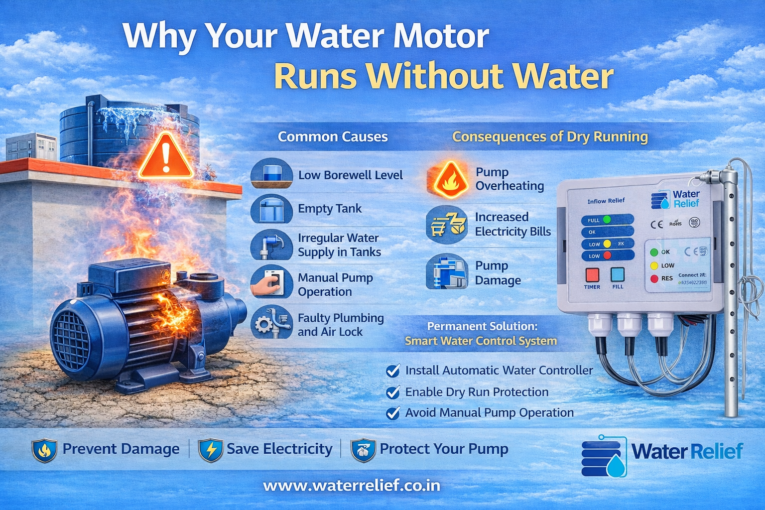 Why Your Water Motor Runs Without Water