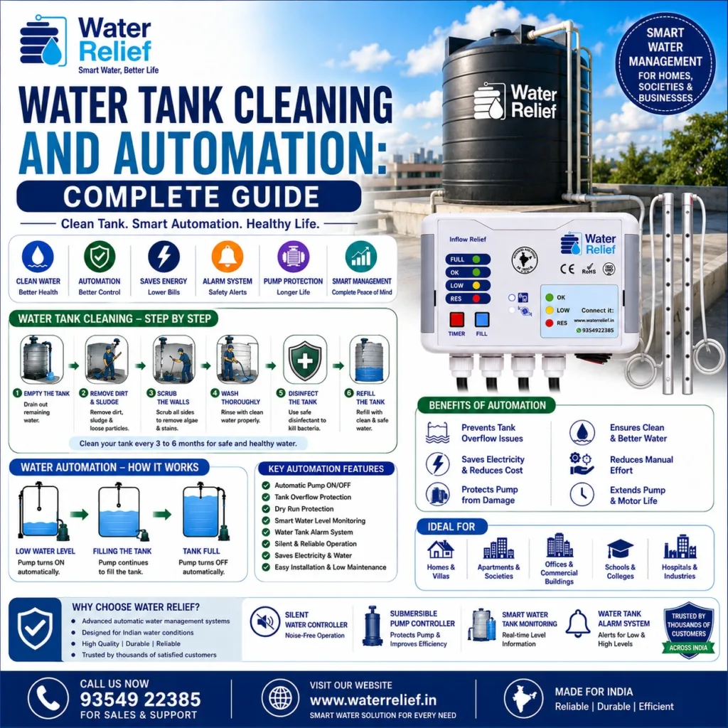 Water Tank Cleaning and Automation