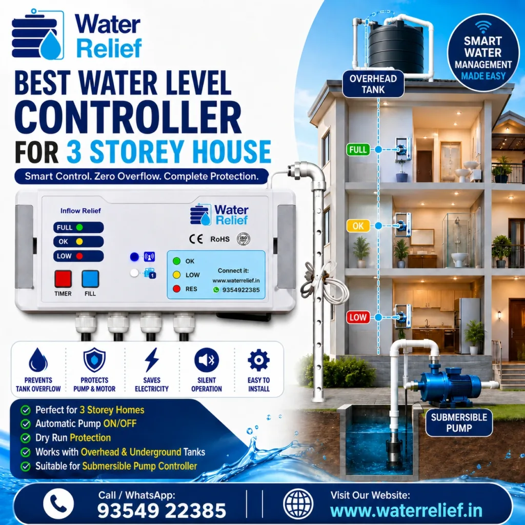 Water Level Controller for 3 Storey House